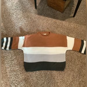 Colorblock Sweater size M/L